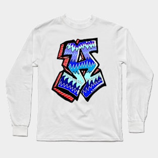 a name urban graphic a Long Sleeve T-Shirt